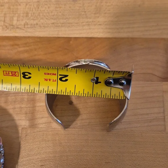 Orville Tsinnie Navajo Style Cuff Bracelate Adjustable - Picture 10 of 15